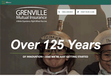 Tablet Screenshot of grenvillemutual.com